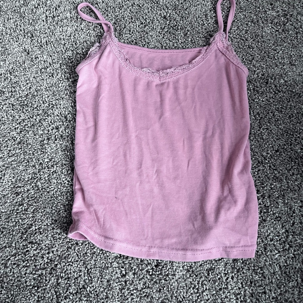 Small pink baby tank top